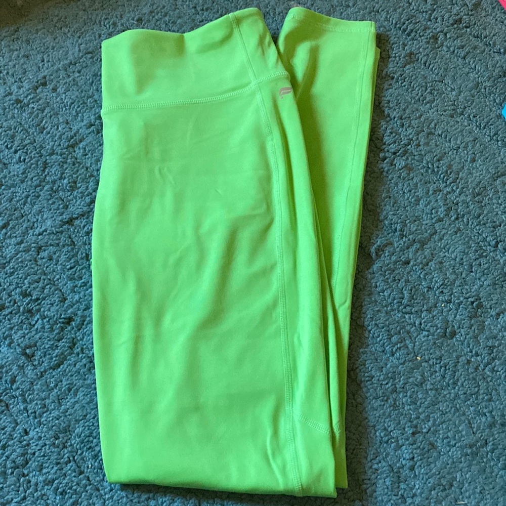 lime green Fabletics legging